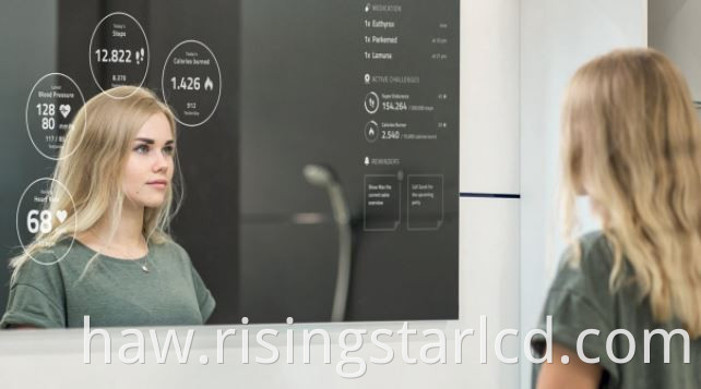 43 inch smart mirror touchscreen